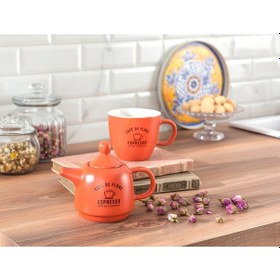 Resim Madame Coco Grand Demlik 1kcayd0130300-280ml-kiremit 