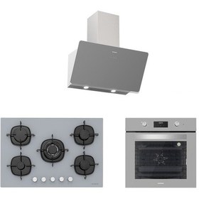 Resim Silverline BO6502S02 - CS5365S01 - 3457 Soho 60 Gri Ankastre Set 