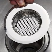 Resim 2 Adet Paslanmaz Çelik Mutfak Lavabo Süzgeçleri - Çoğu Drenaja Uyar, Dayanıklı & Temizlemesi Kolay, 11.48cm Çapında, Sebze Yıkama & Çöp Ayırma İçin İdeal, Mutfak Lavabo Süzgeçleri 