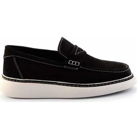 Resim Siyah Leather Erkek Loafer Ayakkabı E01401080101 Diğer 