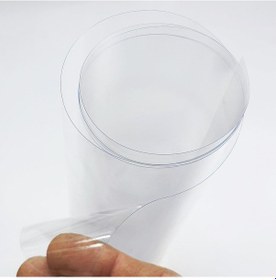 Resim İnce Şeffaf Pvc Masa Örtüsü 0.15 MM Kalınlık 