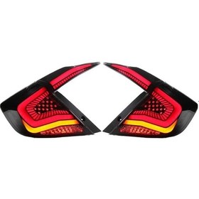 Resim Honda Civic Fc5 2016-2019 Smoke Omurga Led Stop Takımı 