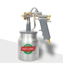 Resim Asturo Boya Tabancası Alttan Depolu Asturo Boya Tabanca 1,8 mm Uç 
