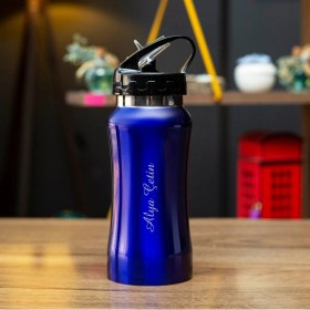 Resim Kalemedair Kişiye Özel Lüx Çelik Matara 500 ml 