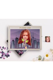 Resim Bk Gift Kişiye Özel Kız Çocuk Karikatürlü 1000 Parça Profesyonel Puzzle-11 
