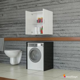 Resim Modilayn RÜZGAR Makine Üstü Asma Dolap 