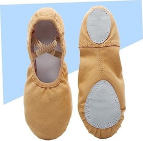 Resim BESPORTBLE 3 Çift - Taban Malzemesi Rahat Cep Ayakkabıları Bale Dans Ayakkabıları Yetişkinler Çocuklar Beden 35 