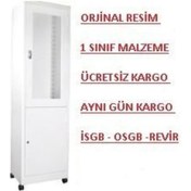 Resim İlaç ve Ecza Revir Doktor Tek Kapılı Kilitli Dolap 