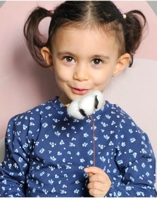Resim Butik Desenli Süprem Lacivert Çocuk Pijama Takımı 
