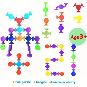 Resim 19/24/42 adet Set Emme Kupası Oyuncakları, Eğitici Oyuncaklar, Fidget Oyuncakları, Yapı Blokları, Pop Emme Oyuncakları Seti, Seyahat Oyuncakları, Yumuşak Yapım Seti, Doğum Günü Partisi/Noel/Paskalya/Yılbaşı için Hediye, En İyi Noel için 