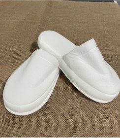 Resim PRİVATE 25 Çift Çift Kat Polyester Havlu Süslenebilir Lohusa Terliği Kalın Sünger Taban Otel Banyo Terlik 