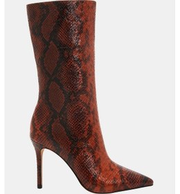Resim Katy Perry The Revıval Kadın Kızıl Multi Yılan Desenli Topuklu Çizme Kırmızı 