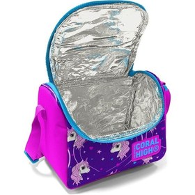 Resim Coral High Mor Pembe Pegasus Kız Çocuk Okul Beslenme Çantası 