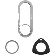 Resim Çelik/ Titanyum Cnc Edc Çanta Açıcı Anahtar Zinciri, 25kg Yük Taşıma, Dış Mekan Hiking Kamp Çok Fonksiyonlu Araç 