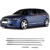 Resim MYTUNİNG Audi A3 Krom Cam Çıtası 6 Parça P.çelik 2004-2012 Arası 