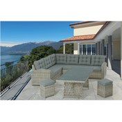 Resim dotaş garden Flexy Royal Köşe Takımı 2puflu 