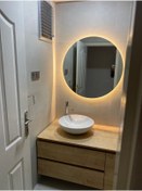 Resim BLUE HOUSE 60cm Çapında Led'li Banyo& Lavabo Aynasi 
