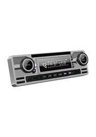 Resim Soundmax Sx-mx61cl Retro Stil Gümüş Renk Teyp Bluetooth/usb/aux/fm/4 50w/mp3 