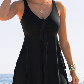 Resim Kadın Modası Çok Katmanlı Etek Tankini 