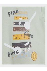 Resim Panolino Erkek Bebek Baskılı Pijama Takımı 20741 
