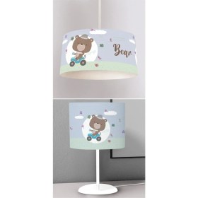 Resim instababyrooms Çocuk Odası Dijital Baskılı Sarkıt Avize ve Masaüstü Abajur Avize Model 150 