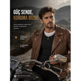 Resim Ankaflex Unisex Beden Motorcu Koruma Içlik Giysi Yeleği Motorcu Rüzgar Soğuk Sıvı Geçirmez Ceket 