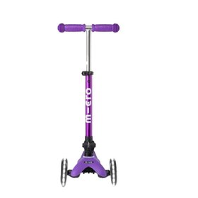 Resim Micro Mini Micro Deluxe Foldable Led Purple Unisex Çocuk Mor Scooter 