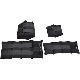 Resim El & Ayak Bilek Ağırlığı Kum Torbası Siyah - 2x1 Kg Siyah 