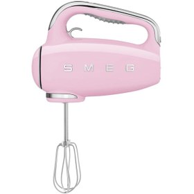 Resim SMEG HMF01PKEU 50'S STYLE PEMBE EL MİKSERİ 