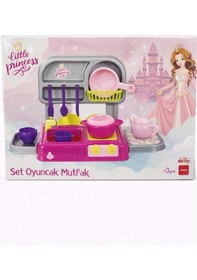 Resim Little Princess Oyuncak Mutfak Seti Kız Çocukları İçin Eğitici Rol Oyun Seti 
