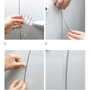 Resim TSC Kapı Kenarı Çarpma Koruyucu 4 Adet Şeffaf Kaliteli 