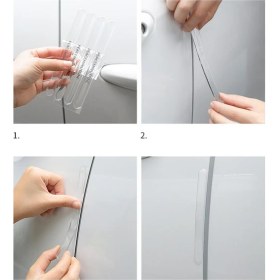 Resim TSC Kapı Kenarı Çarpma Koruyucu 4 Adet Şeffaf Kaliteli 