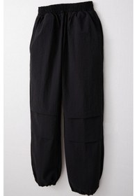 Resim Breeze Kız Çocuk Paraşüt Jogger Paça Pantolon 6-12 Yaş, Siyah Siyah 