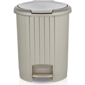 Resim PremiumPort Bas Aç Mekanizmalı Banyo ve Mutfak Çöp Kovası, Şık ve Kullanışlı Tasarım 