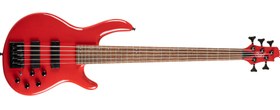 Resim Cort C5 DELUXE CRD Bas Gitar | 5 Telli Şeker Kırmızısı - Aktif EQ 