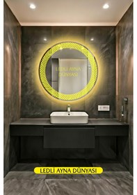 Resim Dekoratif Led'li Banyo Aynası Lavabo Üstü & Yatak Odası Günışığı 60 Cm Diğer 