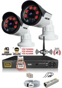 Resim IDS DS-2015HD-SET2-NOHDD 2 Kameralı 1080P Full HD 5 MP Sony Lensli Kamera Seti - 2015 