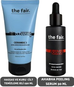 Resim the fair. Ahabha Peeling Serum 30 ML + Yağlı ve Akneye Yatkın Ciltler İçin Temizleme Jeli 150 ML 