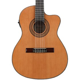 Resim Ibanez GA5TCE İnce Kasa Klasik Gitar - Amber 