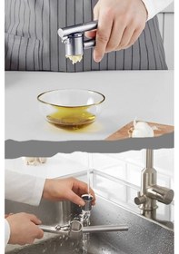 Resim Paslanmaz Çelik Sarımsak Ezici Press Koncis Hazneli Sarımsak Ezme Aparatı 