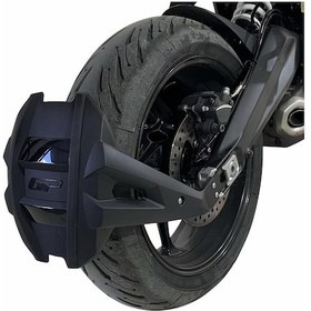 Resim GP Kompozit Triumph Tiger Sport 660 2023-2024 Uyumlu Arka Çamur Sıyırıcı Siyah 