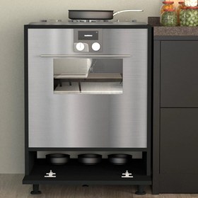 Resim Eder Market Luka Ankastre Fırın Dolabı Siyah 