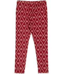 Resim U.S. Polo Assn. Kız Çocuk Vişne Kalp Desenli İnterlok Eşofman Altı 50306278-VR223 