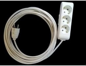 Resim Uzatma Seyyar Kablo, 3 Lü Grup Priz, 20 Metre, 3x1.5 mm TTR 