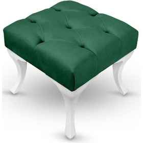 Resim Mavi Kapı Önü Puf Ayakucu Yeşil 