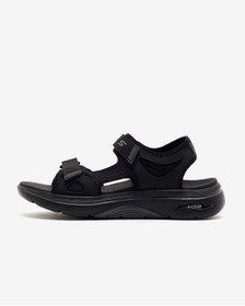 Resim Skechers Go Walk Arch Fıt 2.0 Sandal Erkek Siyah Sandalet 229309 Bbk Siyah 