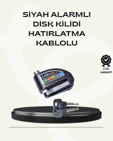 Resim Zenvia Çift Modlu 110db Alarmlı Disk Kilidi Suya Dayanıklı Znv2026 