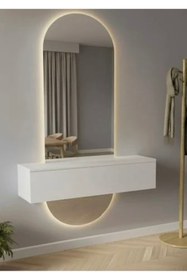 Resim DÜLGERR AHŞAP Dülger Duvar ünitesi makyaj masası 