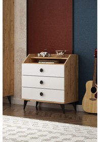 Resim Ronda Şifonyer Atlantik Çam-beyaz Atlantik Çam-beyaz 