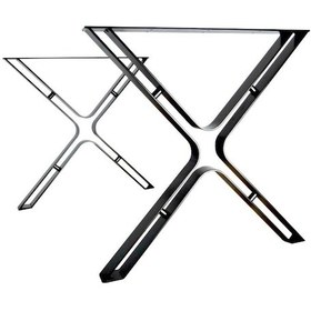 Resim Ofis Masa Ayağı Metal Çapraz Ayak Masa Lama Masa Ayağı 